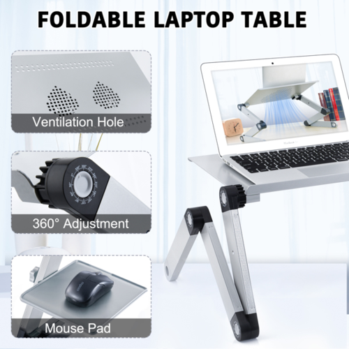 Adjustable Laptop Stand with Cooling Fans