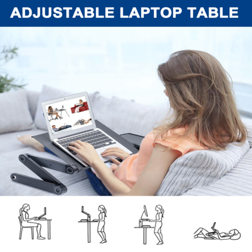 Adjustable Laptop Stand with Cooling Fans