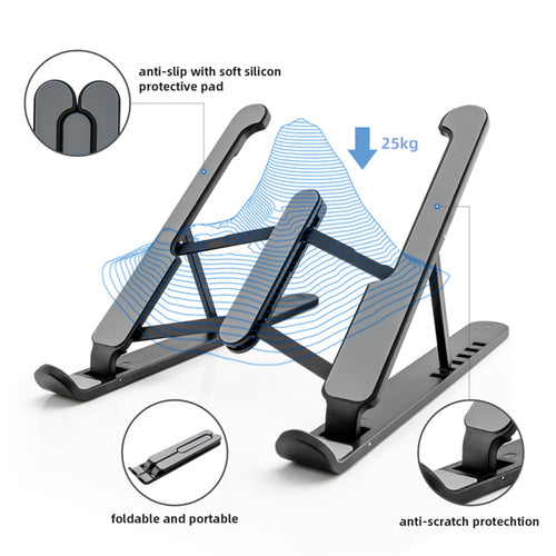 Foldable Aluminum Laptop Stand